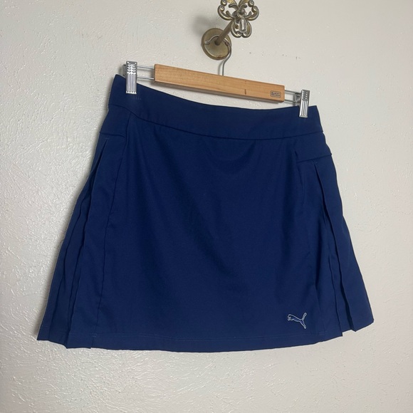 Puma Pants - Puma Navy Blue‎ Side Pleated Skort